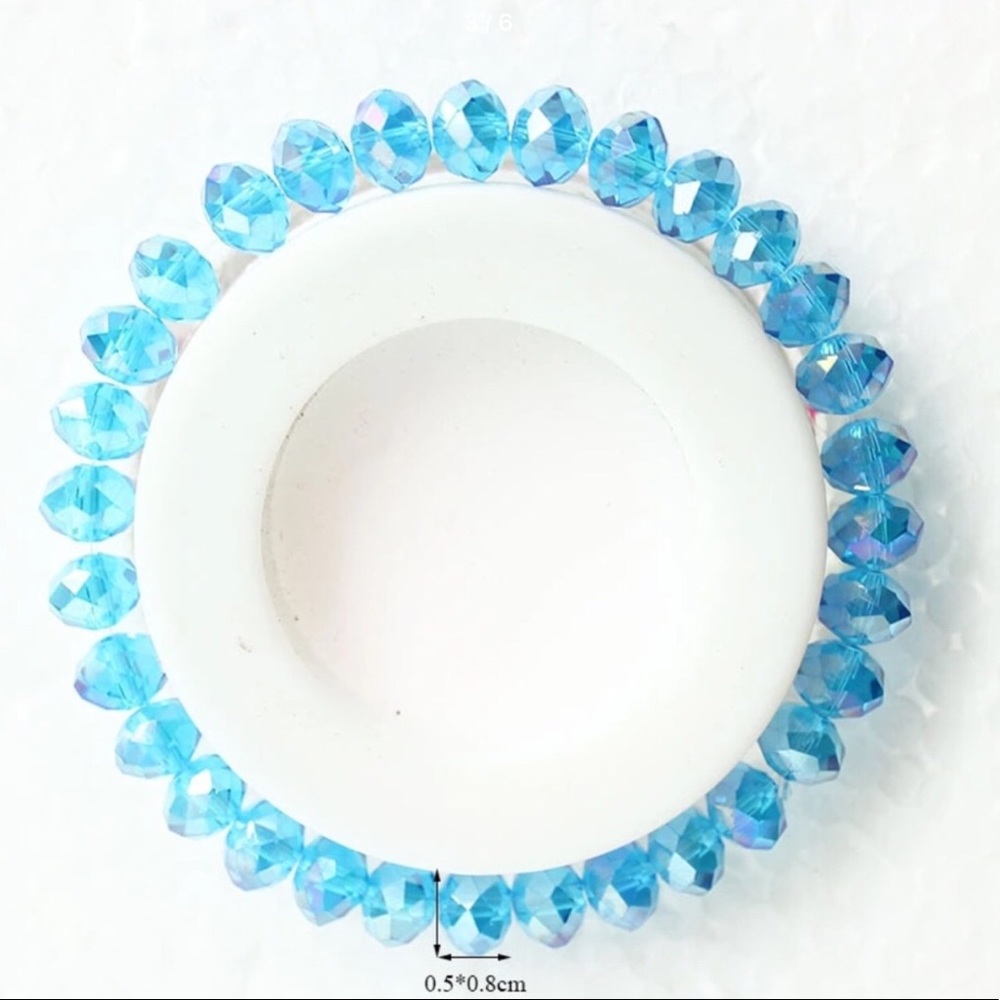 Crystal bead bracelets